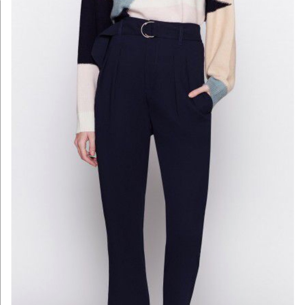 Joie Belted High Waisted Pants